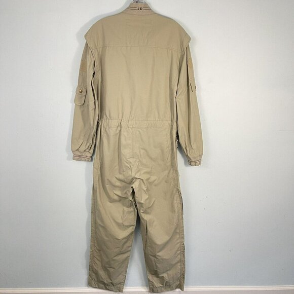 Pro Flight Suits by John Douglas Aviator Wear Beige Pilots Jumpsuit Small - Picture 12 of 16
